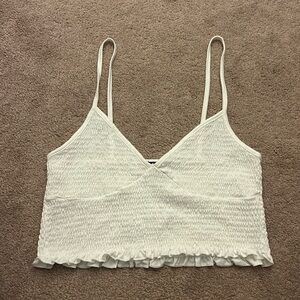 never worn with tags white top